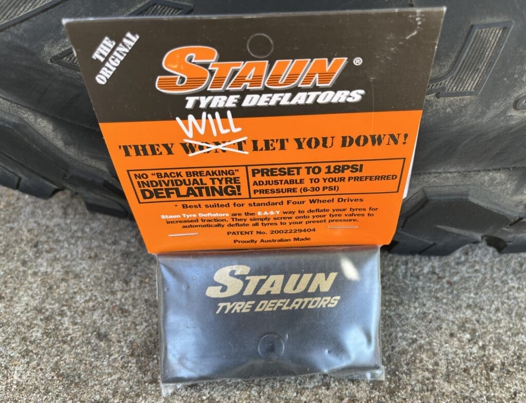 Staun Tire deflators for Jeep Wrangler