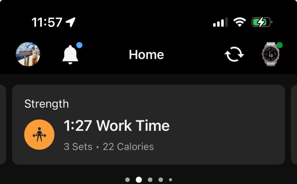 Garmin Connect Strength Program